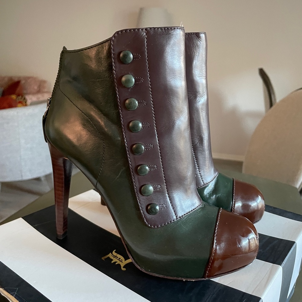 L.A.M.B. ankle boots
